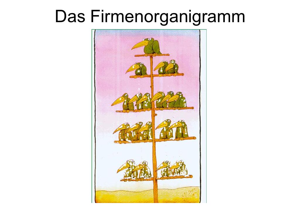 Das Firmenorganigramm