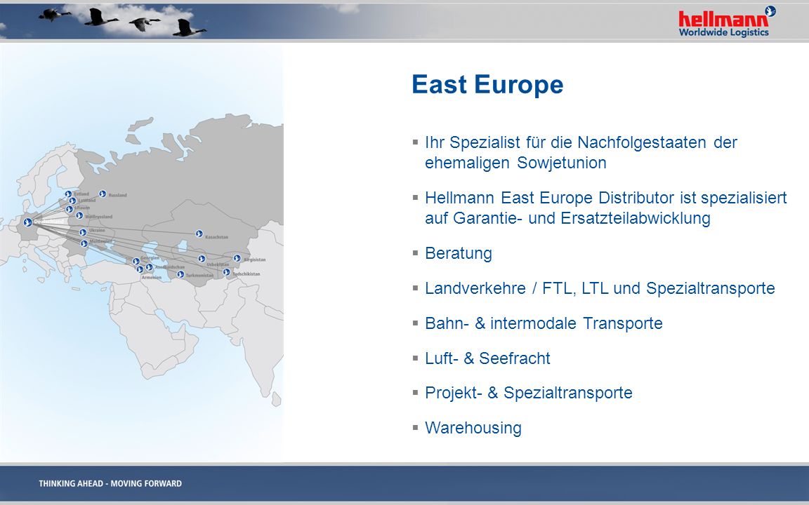 East Europe Ihr Spezialist für die Nachfolgestaaten der ehemaligen Sowjetunion.