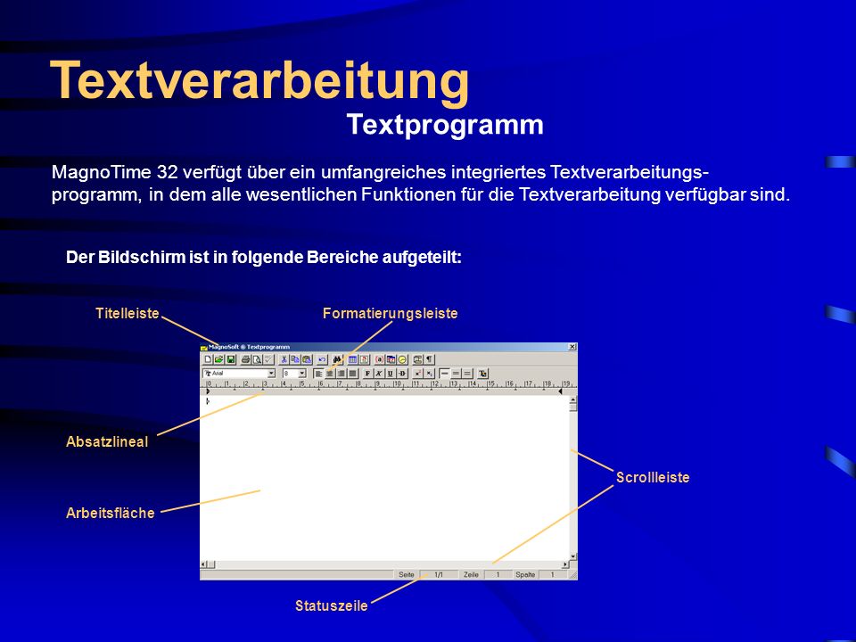 Textverarbeitung Textprogramm