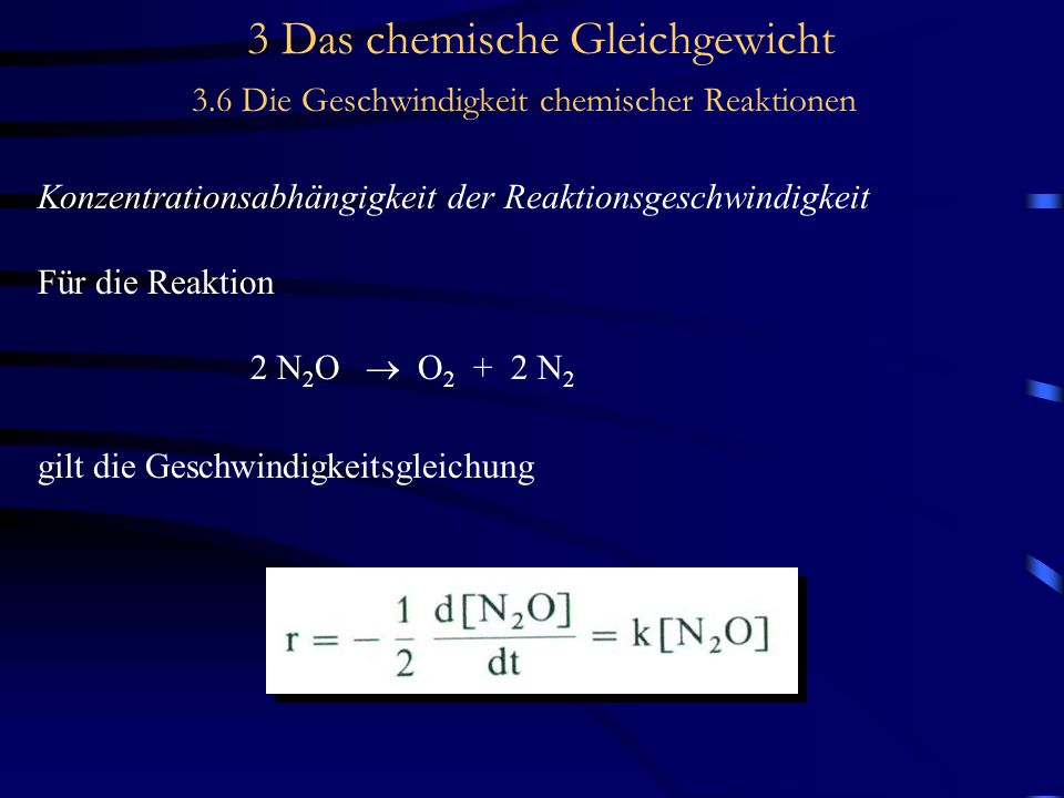 3 Das chemische Gleichgewicht 3