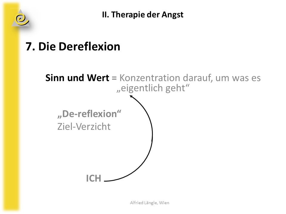 Sinn und Wert = Konzentration darauf, um was es „eigentlich geht