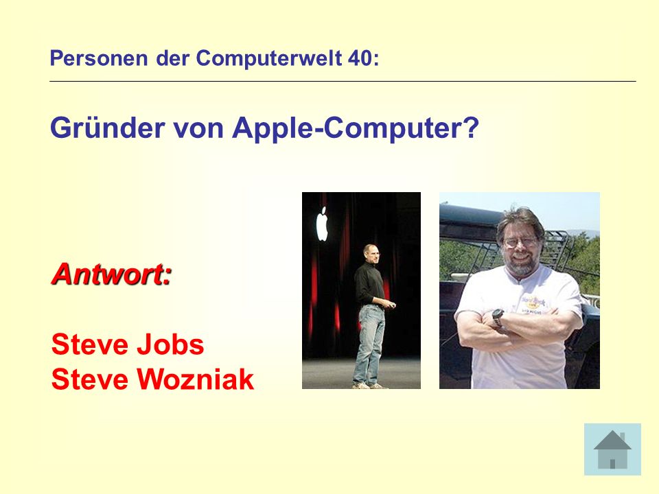 Gründer von Apple-Computer