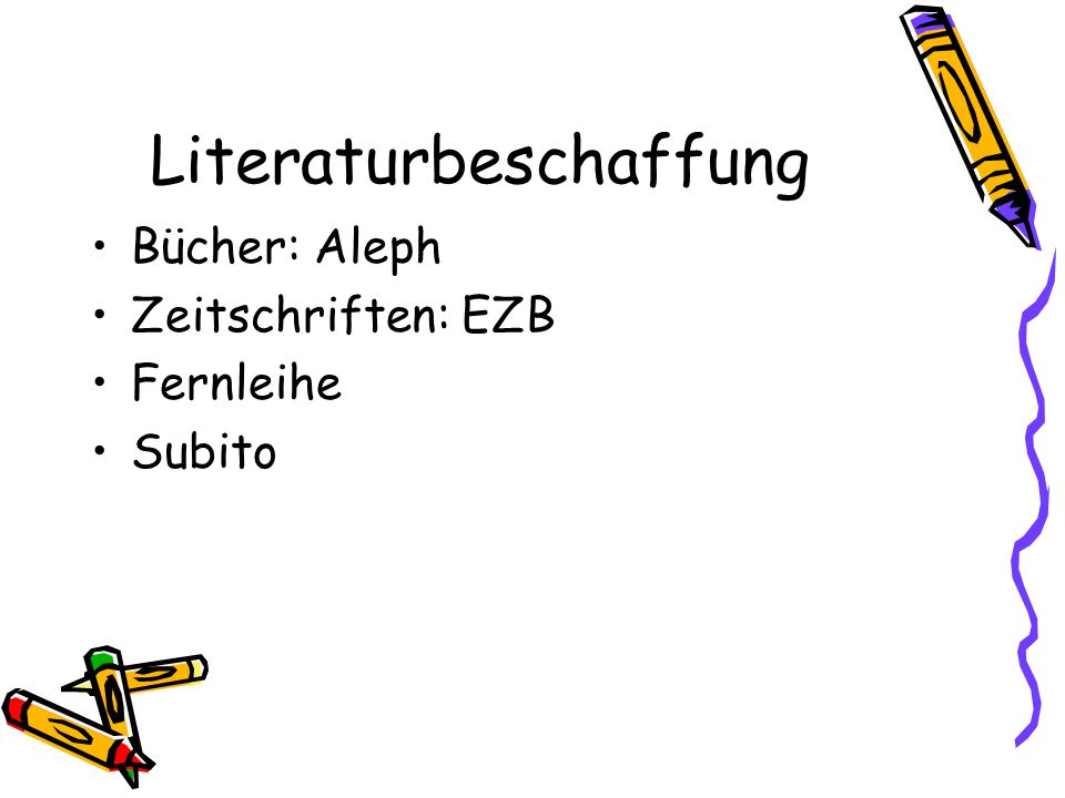 Literaturbeschaffung