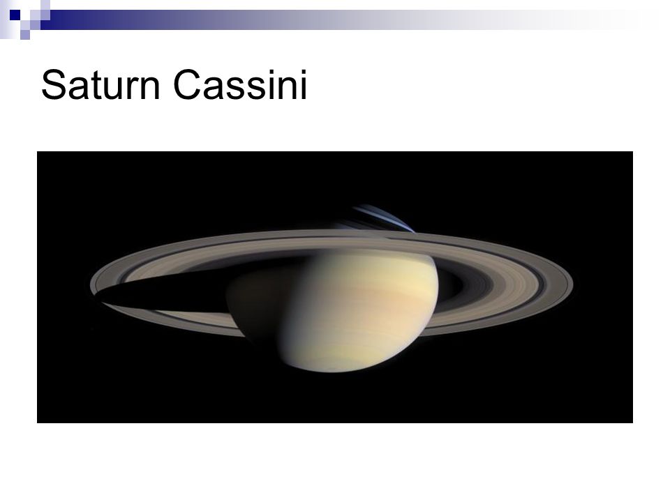 Saturn Cassini