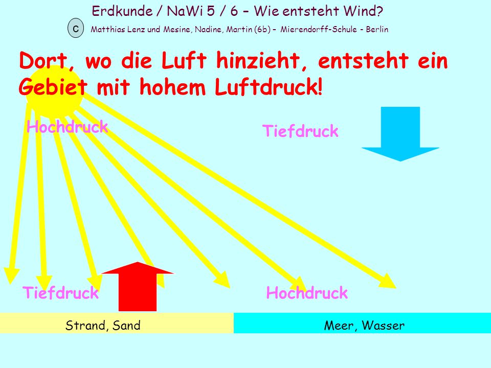 Erdkunde / NaWi 5 / 6 – Wie entsteht Wind - ppt herunterladen