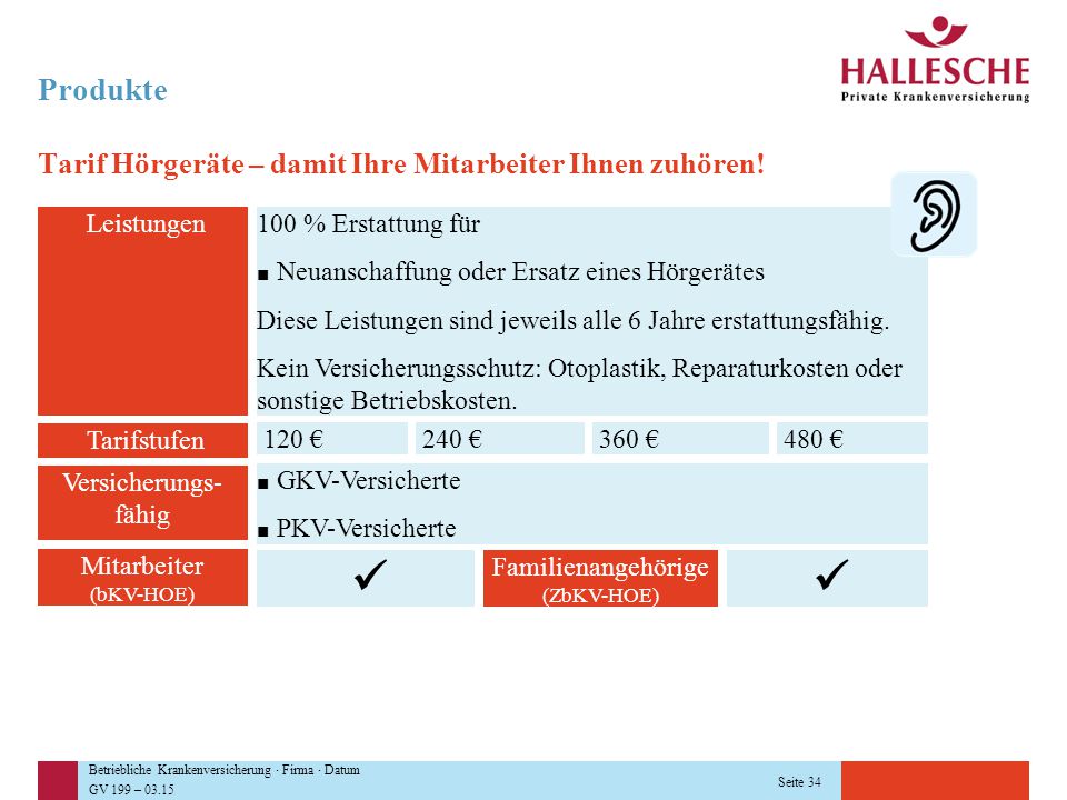   Produkte Tarif Hörgeräte – damit Ihre Mitarbeiter Ihnen zuhören!