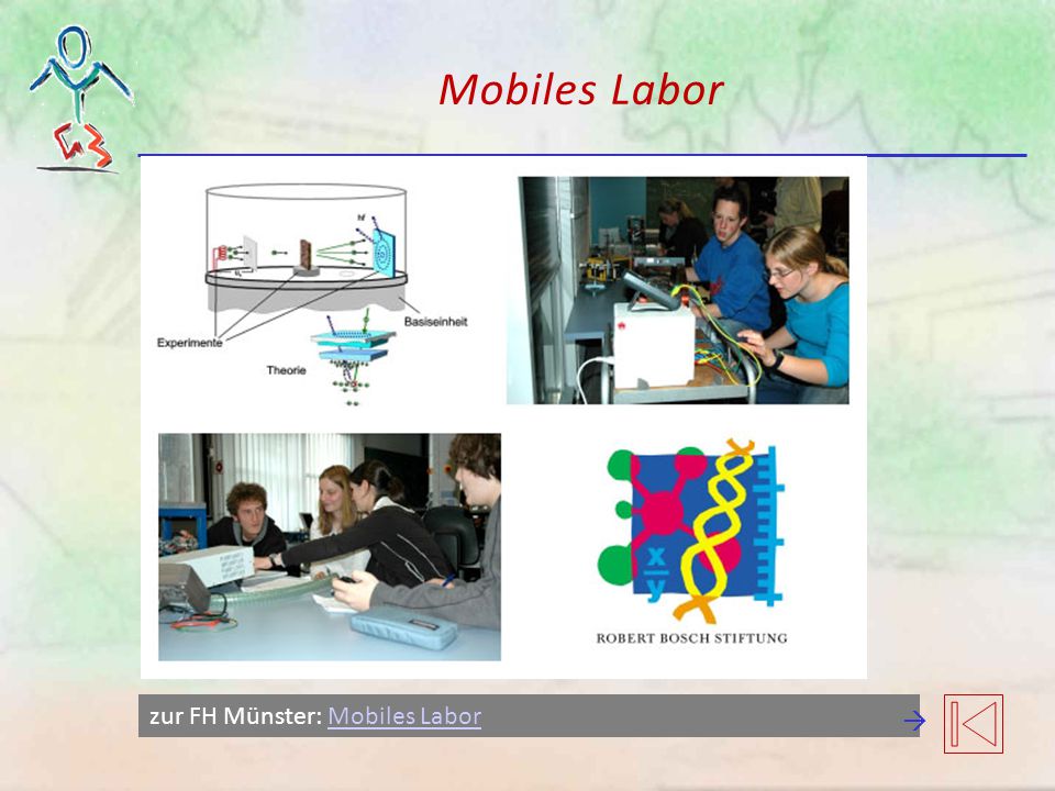 Mobiles Labor zur FH Münster: Mobiles Labor 