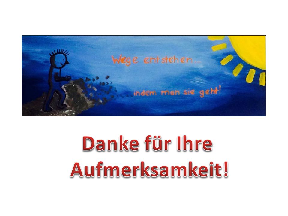 Danke für Ihre Aufmerksamkeit!