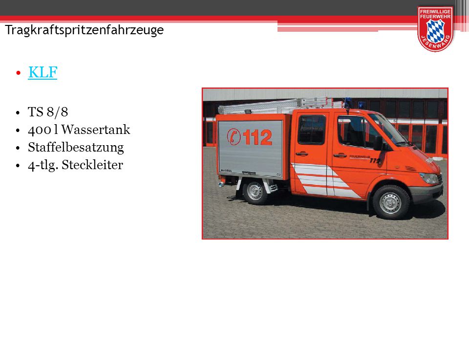 Tragkraftspritzenfahrzeuge