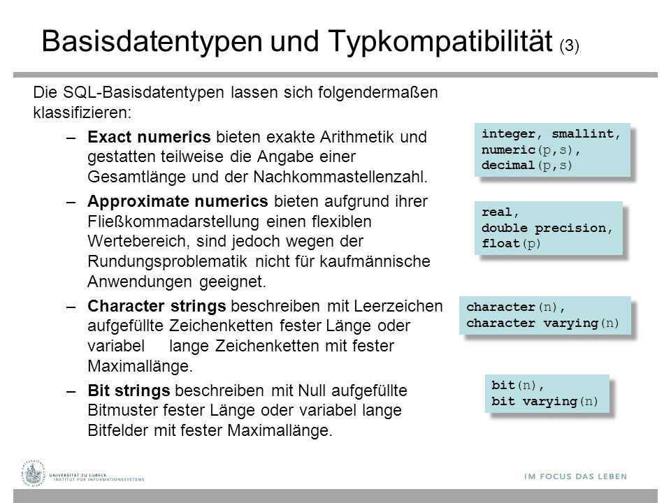 Basisdatentypen und Typkompatibilität (3)
