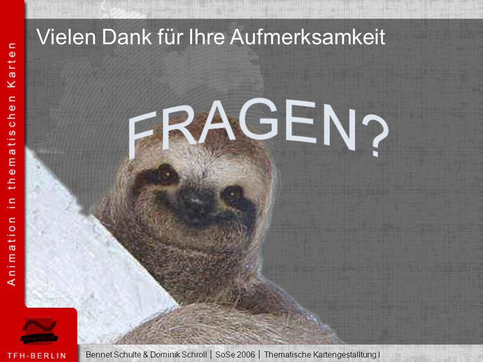 Vielen Dank für Ihre Aufmerksamkeit