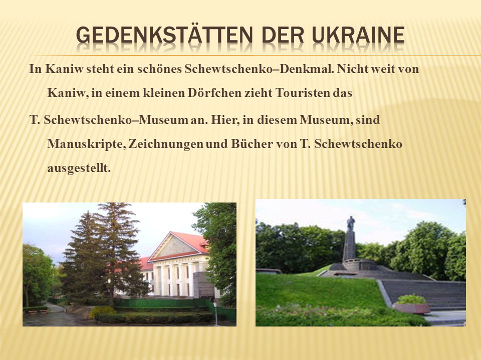 Gedenkstätten der Ukraine