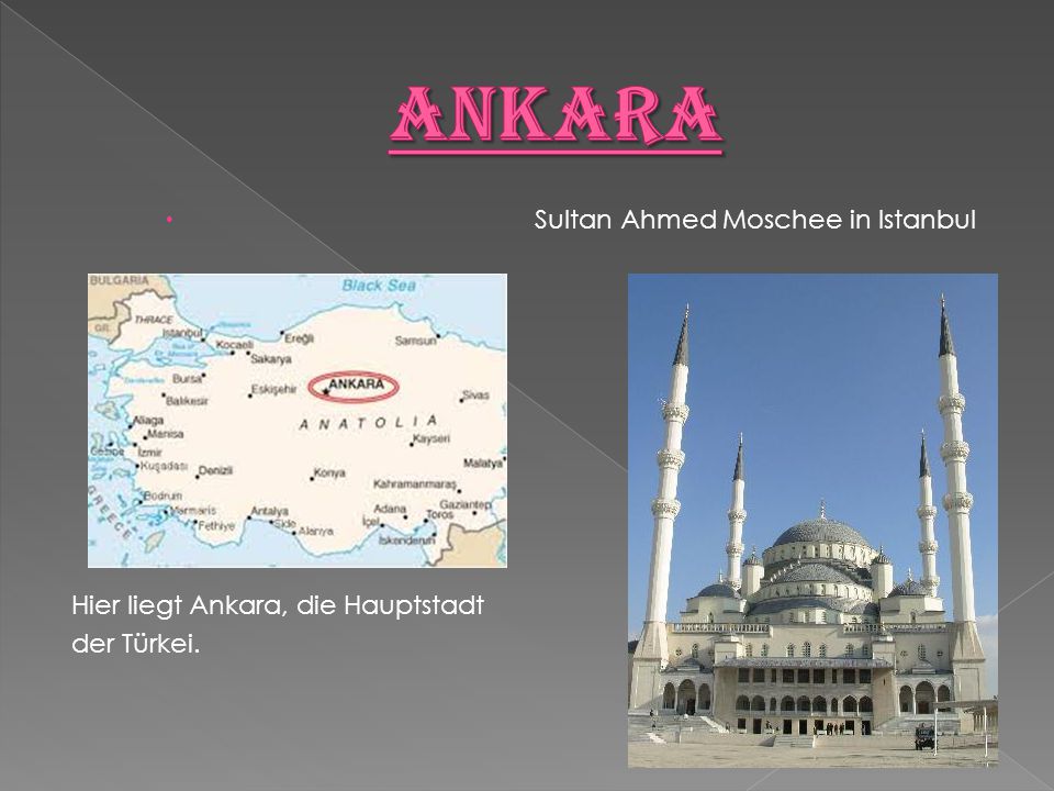 Ankara Sultan Ahmed Moschee in Istanbul