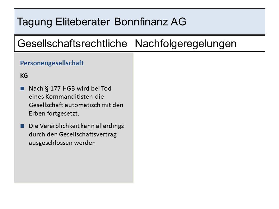 Tagung Eliteberater Bonnfinanz AG