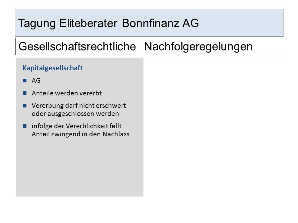 Tagung Eliteberater Bonnfinanz AG