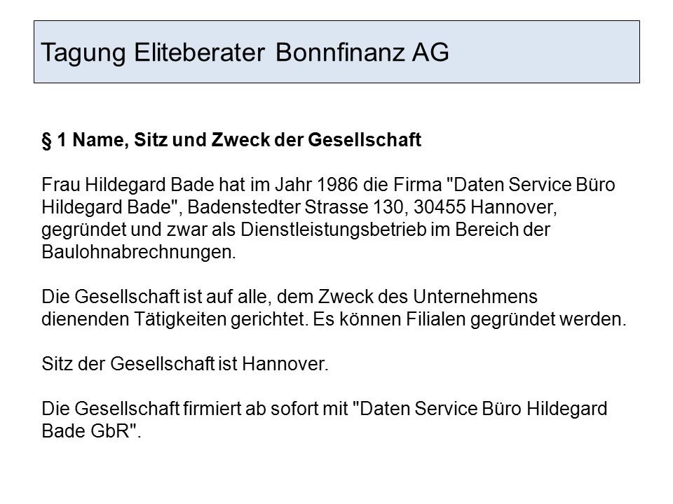 Tagung Eliteberater Bonnfinanz AG