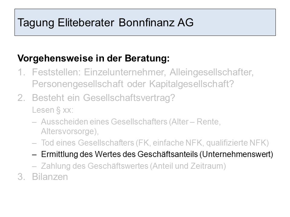 Tagung Eliteberater Bonnfinanz AG
