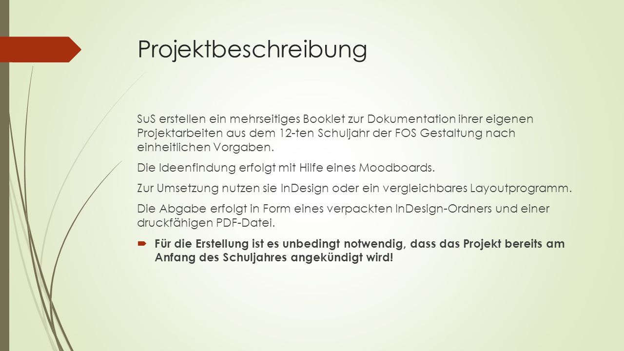 Werkbuch Ein Dokumentation Von Schulerprojekten In Einem Mehrseitigen Booklet Erstellt Mit Indesign Ppt Herunterladen