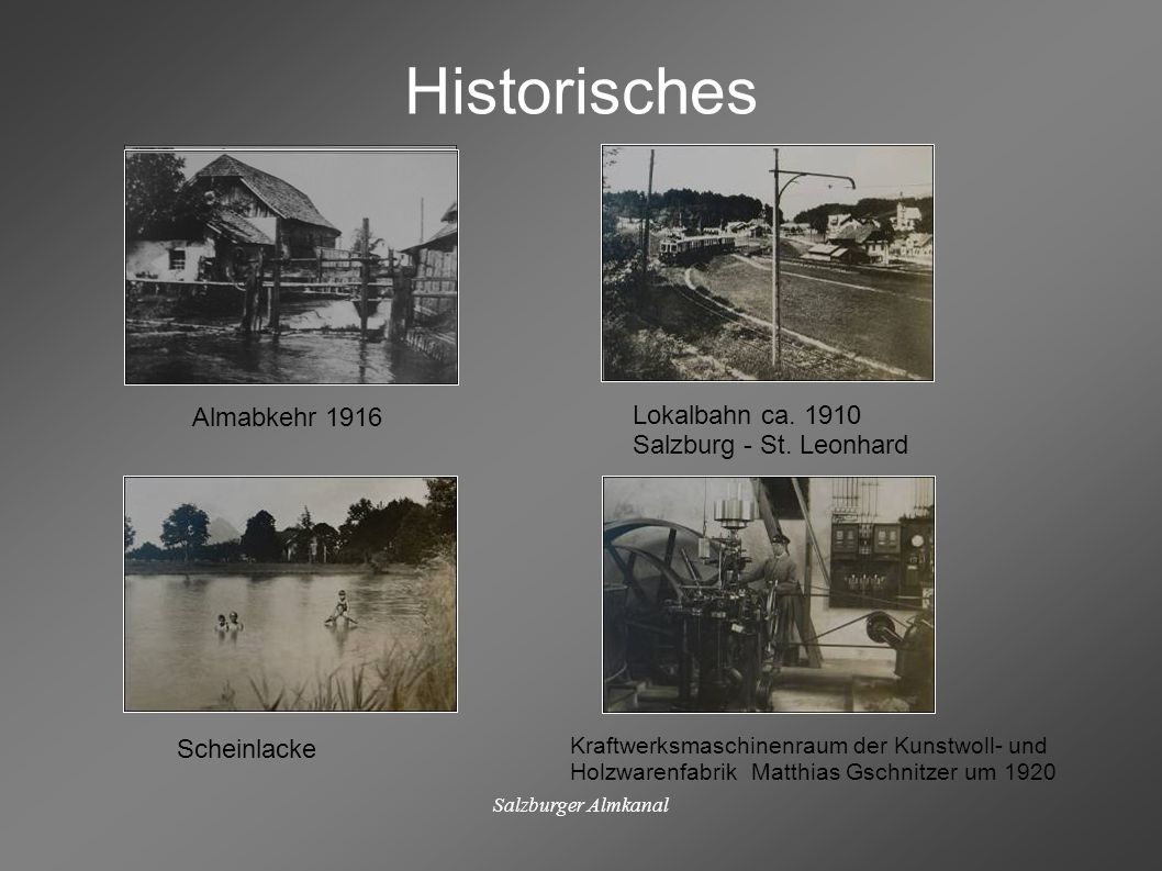 Historisches Almabkehr 1916 Lokalbahn ca Salzburg - St. Leonhard
