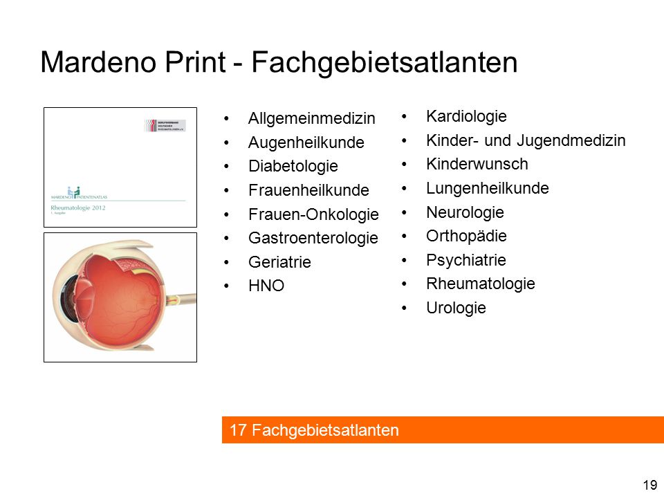 Mardeno Print - Fachgebietsatlanten