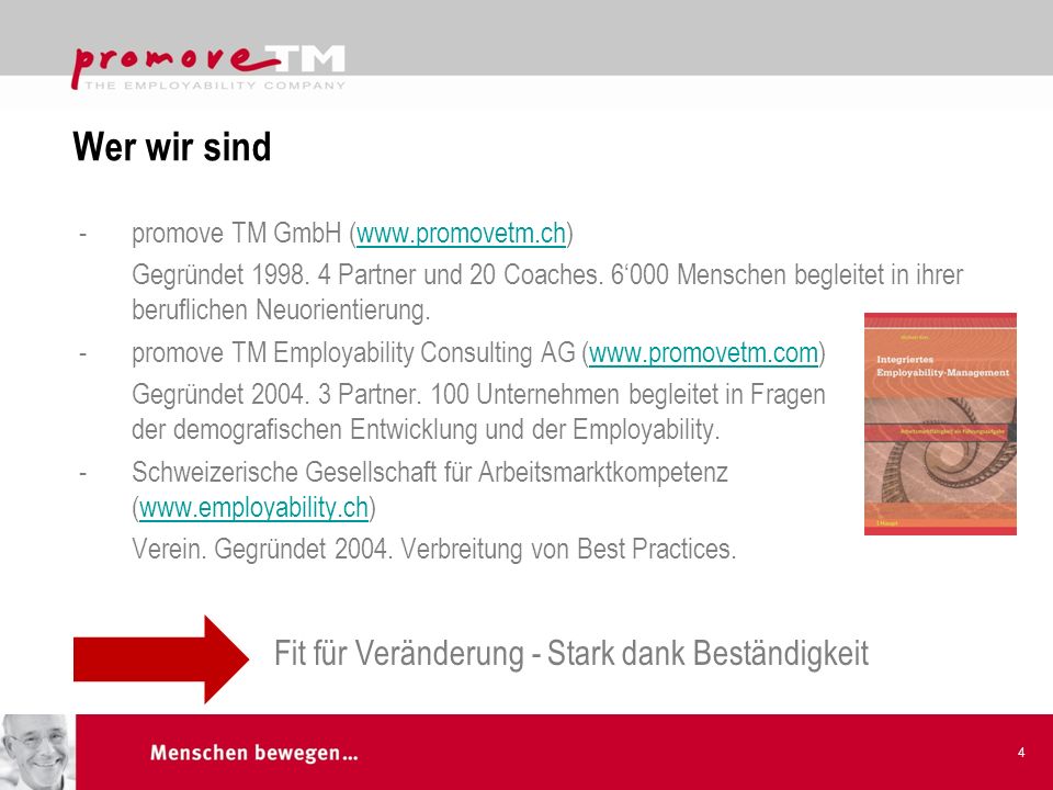 Wer wir sind Fit für Veränderung - Stark dank Beständigkeit
