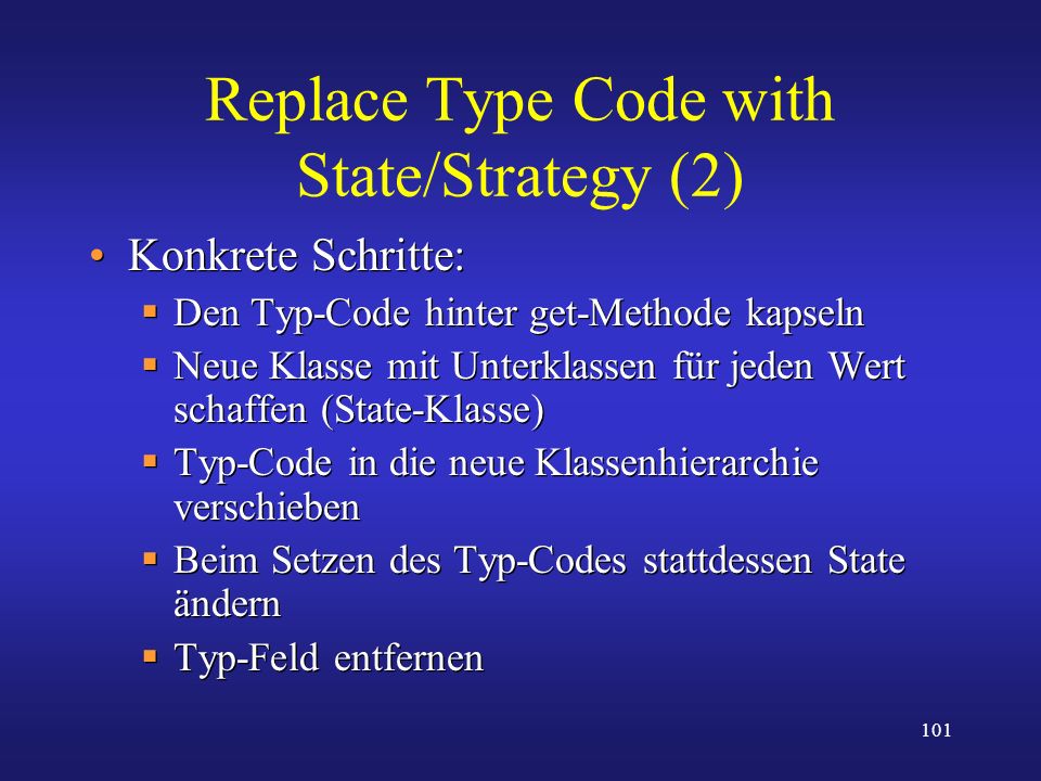 Replace Type Code with State/Strategy (2)