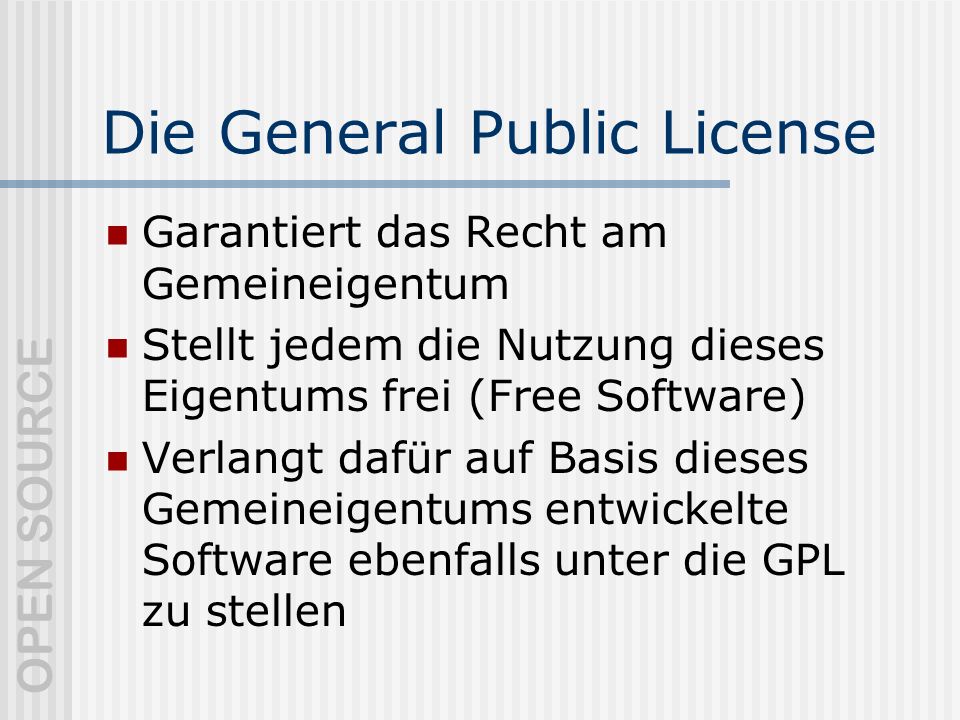 Die General Public License
