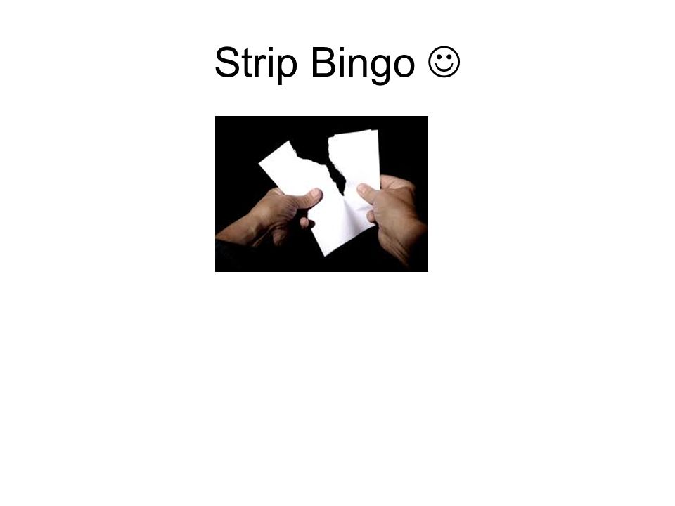 Strip Bingo 