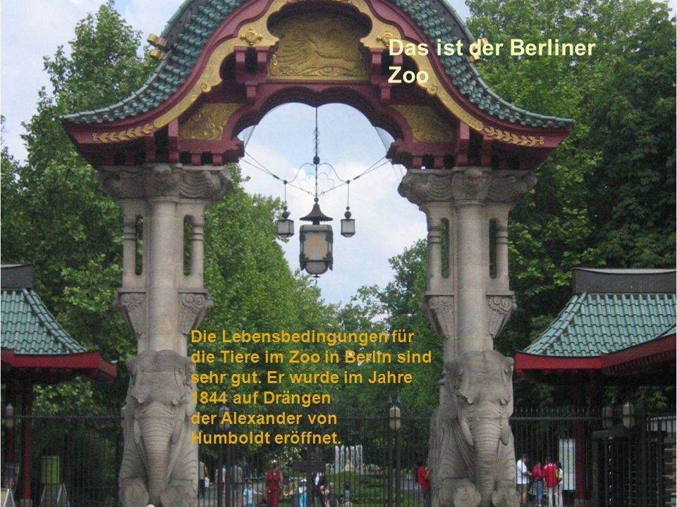 Das ist der Berliner Zoo
