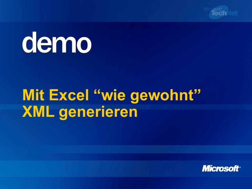Daten fließen lassen: XML in Microsoft Office 2003
