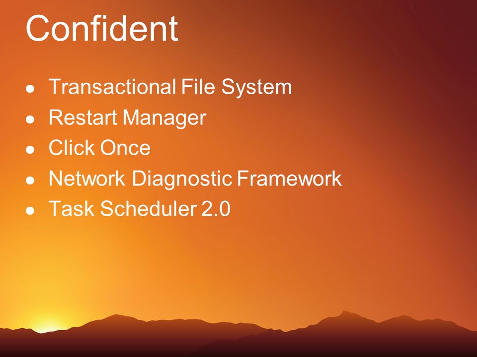 Confident Transactional File System Restart Manager Click Once