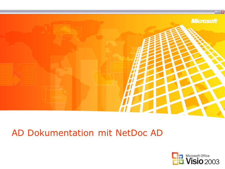 AD Dokumentation mit NetDoc AD