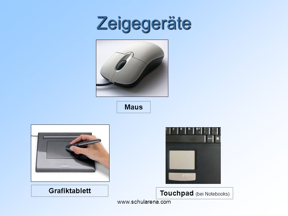 Touchpad (bei Notebooks)‏