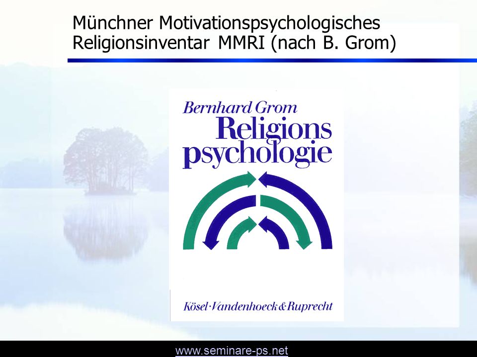 Münchner Motivationspsychologisches Religionsinventar MMRI (nach B