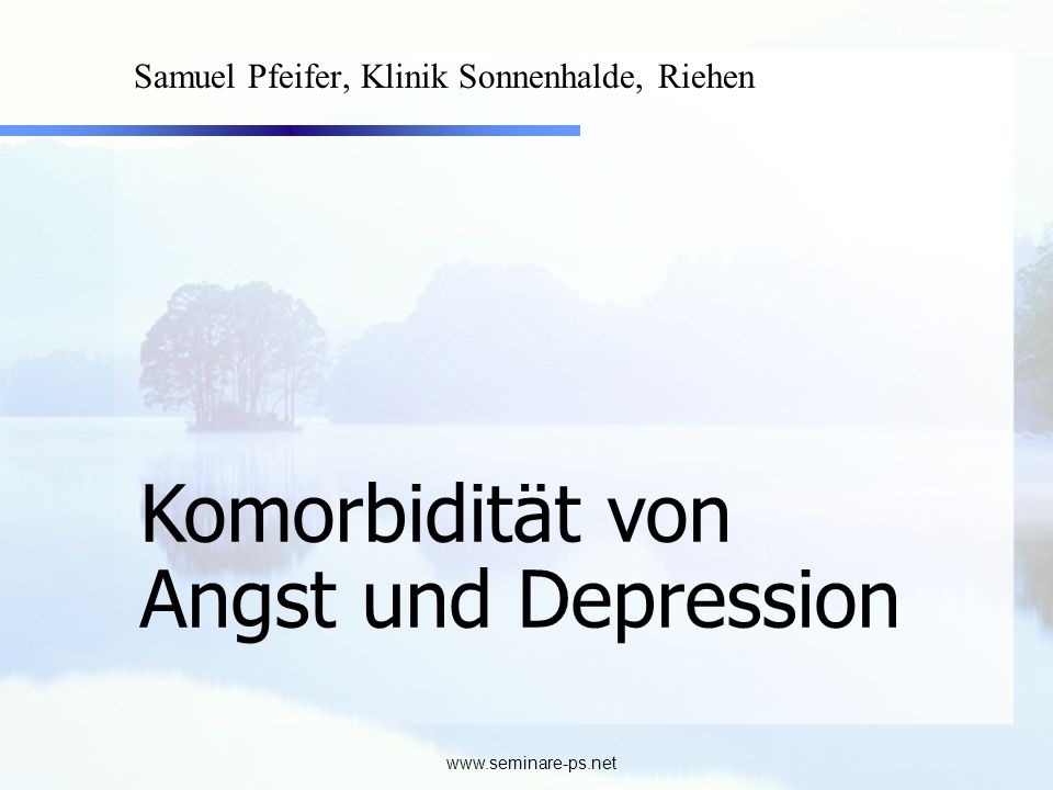 Samuel Pfeifer, Klinik Sonnenhalde, Riehen