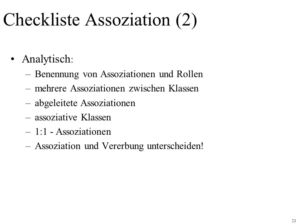 Checkliste Assoziation (2)