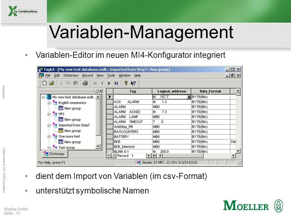 Variablen-Management