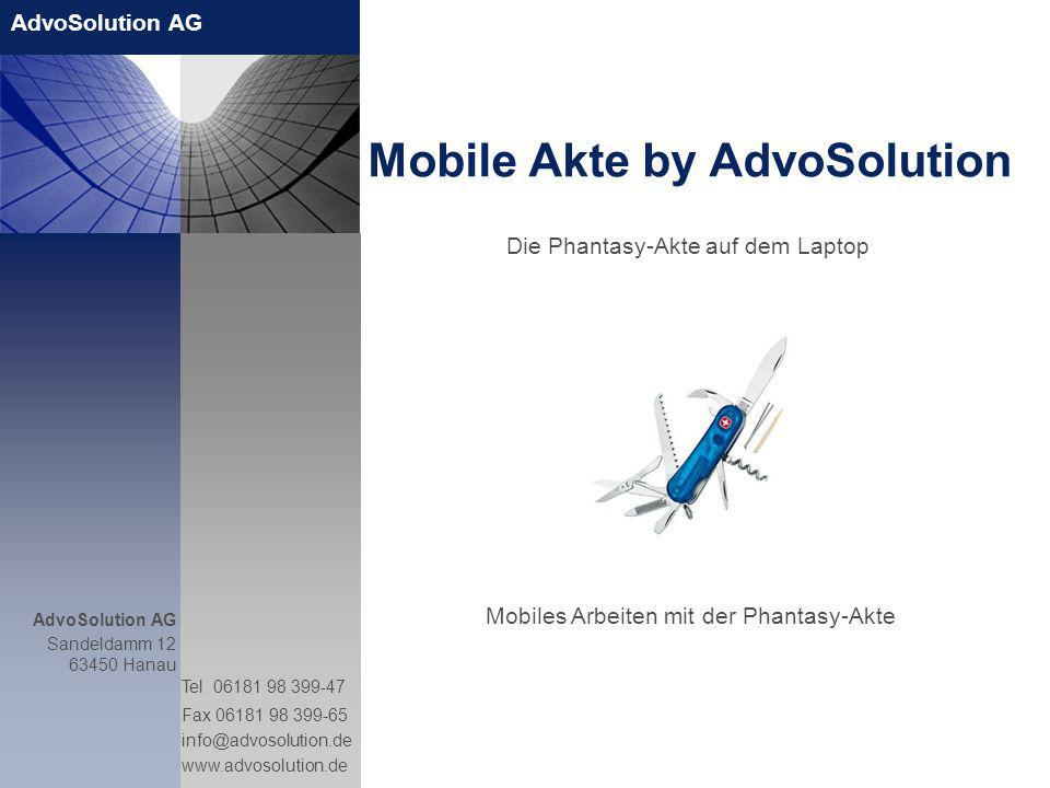 Mobile Akte by AdvoSolution