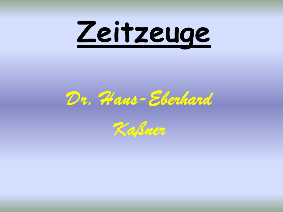 Dr. Hans-Eberhard Kaßner