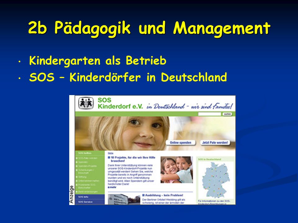 2b Pädagogik und Management