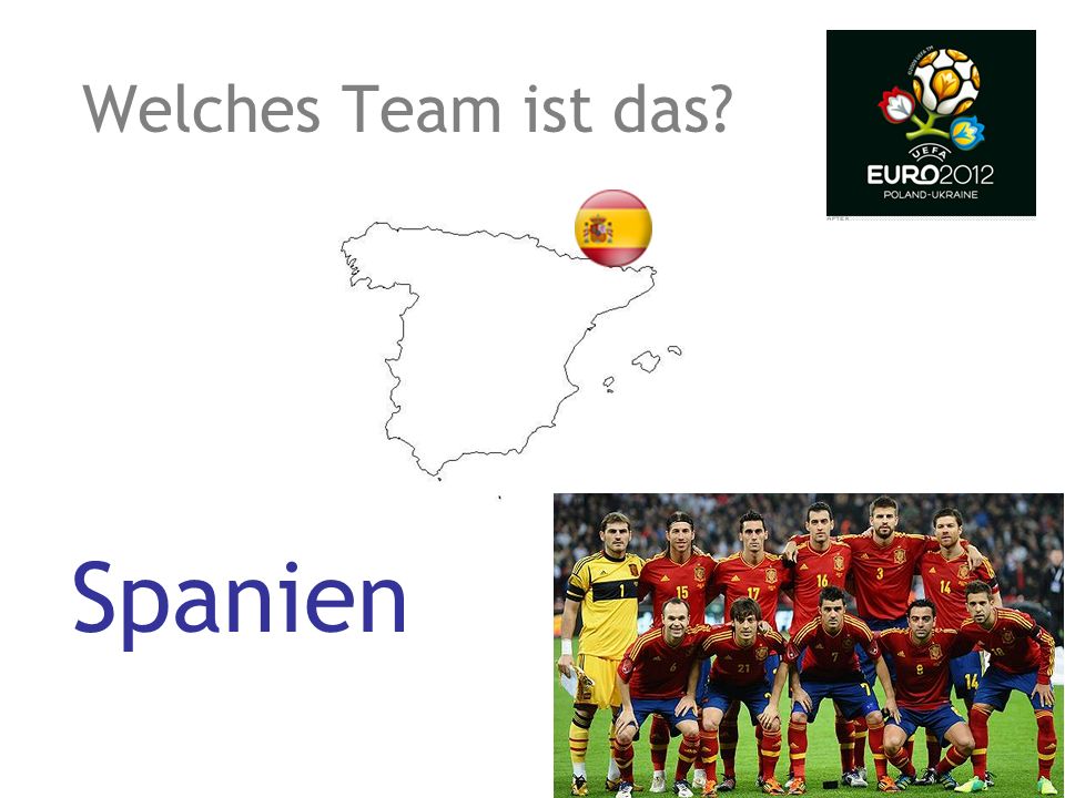 Welches Team ist das Spanien