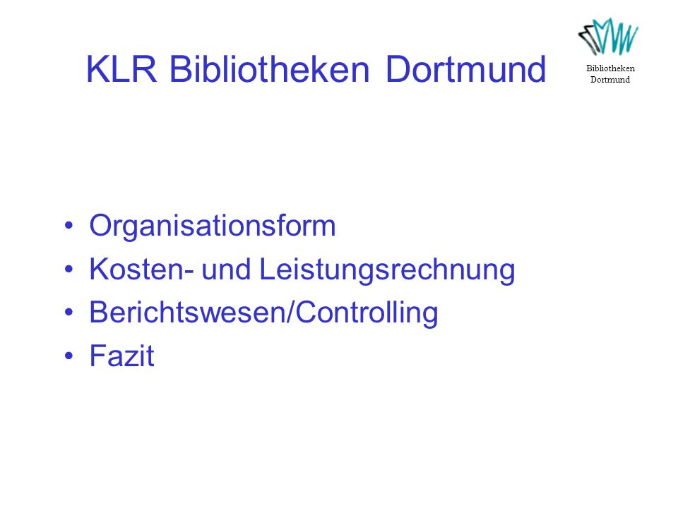 KLR Bibliotheken Dortmund