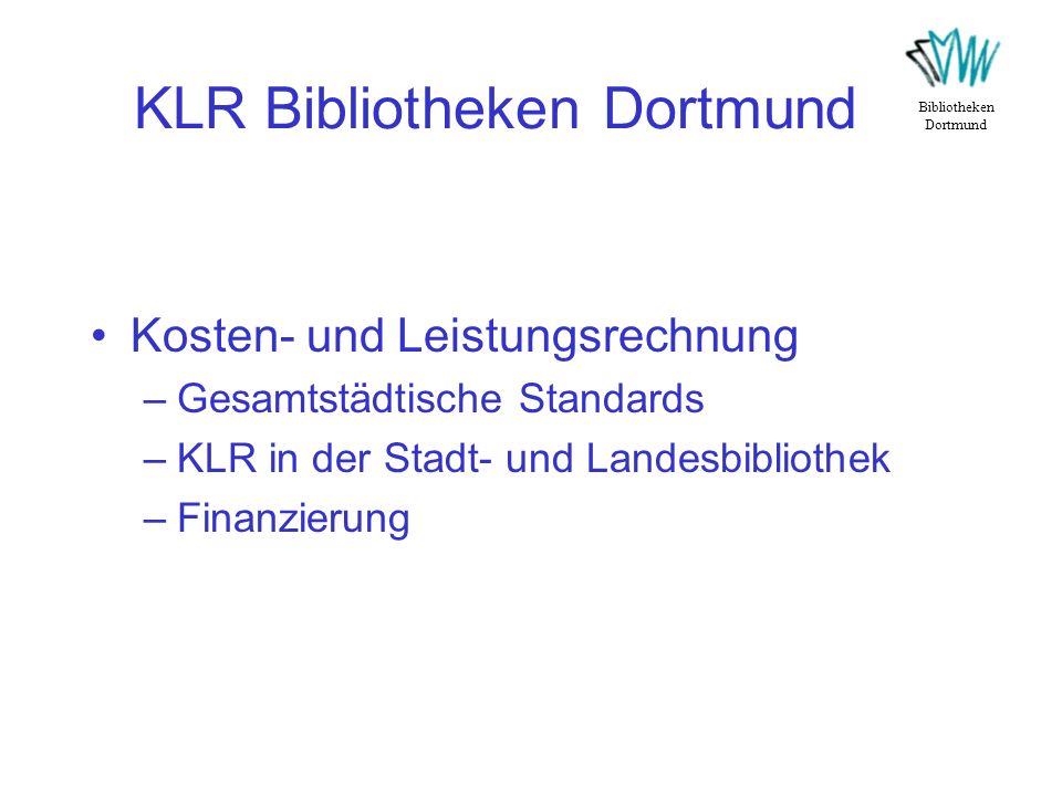 KLR Bibliotheken Dortmund