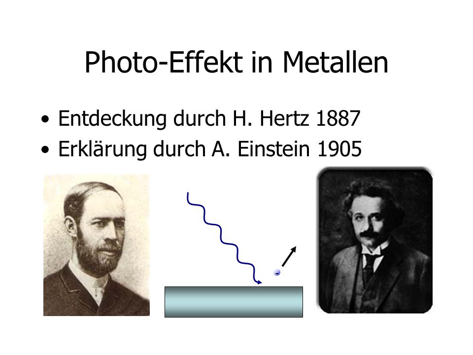 Photo-Effekt in Metallen