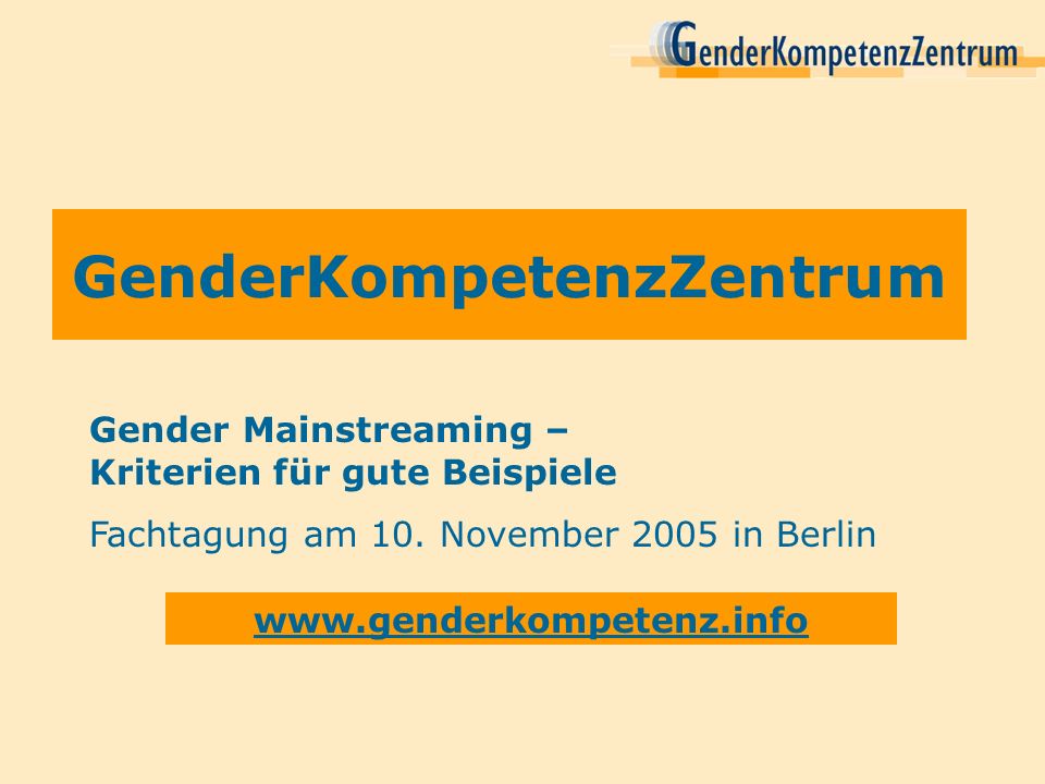GenderKompetenzZentrum