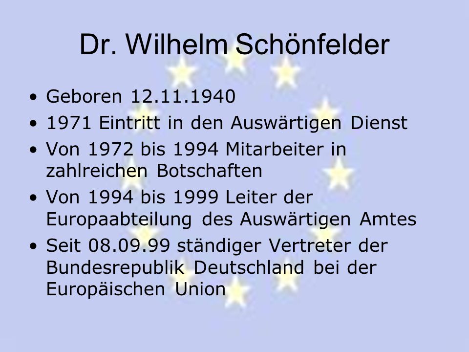 Dr. Wilhelm Schönfelder