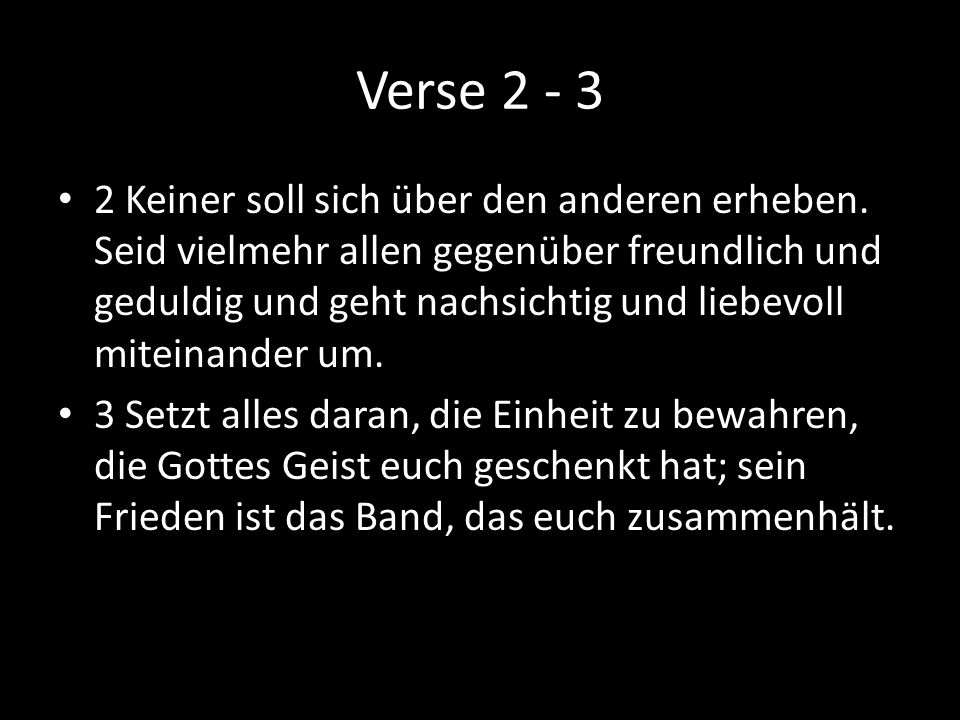 Verse 2 - 3