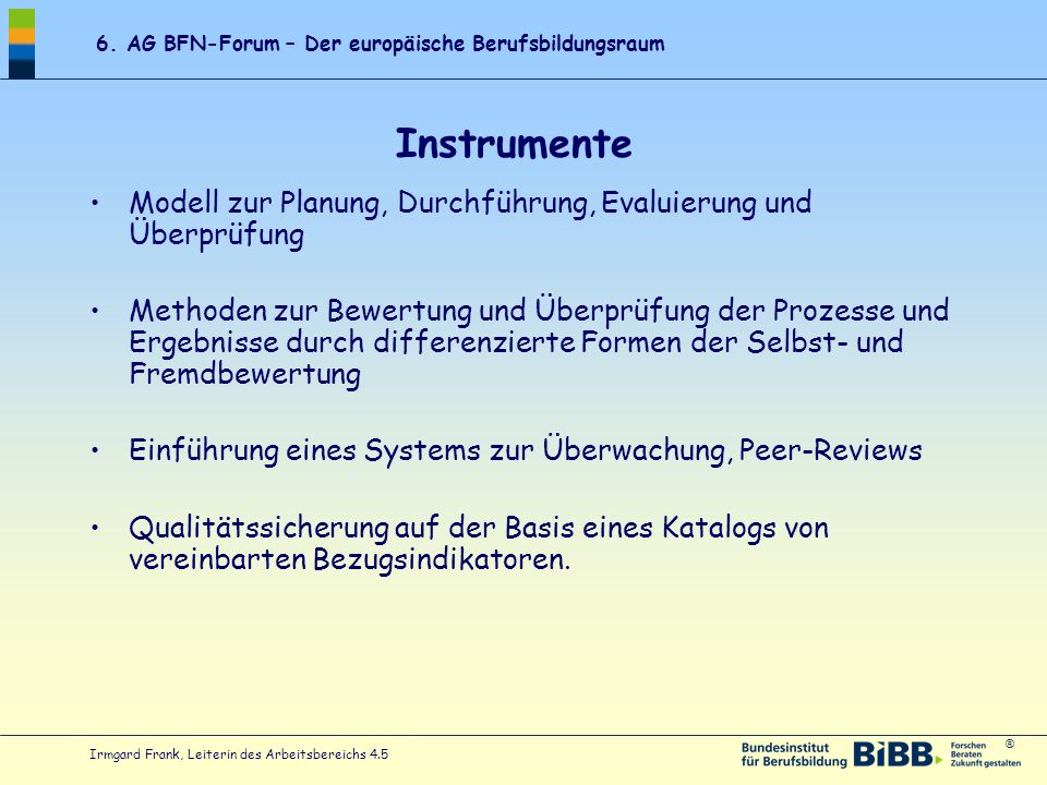 Instrumente Modell zur Planung, Durchführung, Evaluierung und Überprüfung.