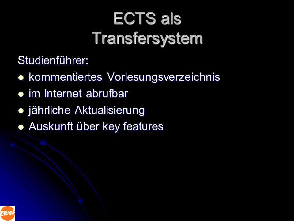 ECTS als Transfersystem