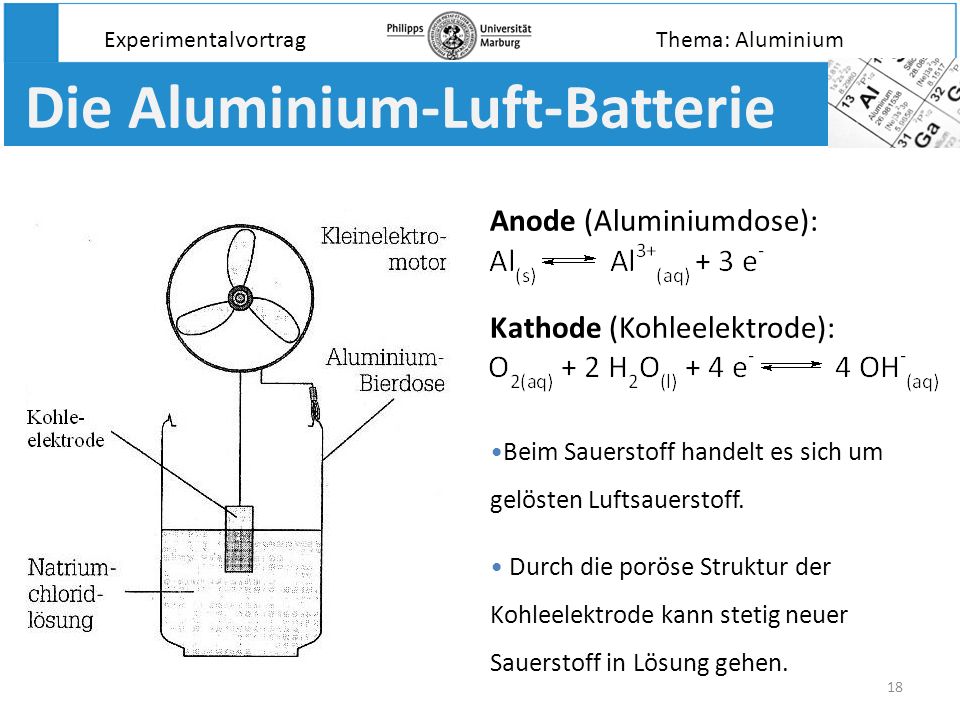 Das Aluminium Experimentalvortrag von Tim Eggersglüß. - ppt video online  herunterladen